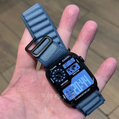 新款高山回环黑扣 苹果手表带AppleWatchS11iwatch8910se3ultra