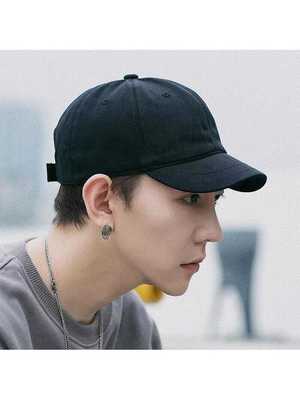 夏季帽子短舌男士遮阳复古夏天