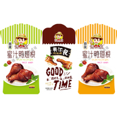 馋一家蜜汁鸭腿翅根肉类宿舍小零食休闲小吃整箱卤味熟食品非鸡腿