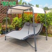远茂秋千吊椅网红室外室内悬挂吊床庭院花园铝合金户外秋千躺床