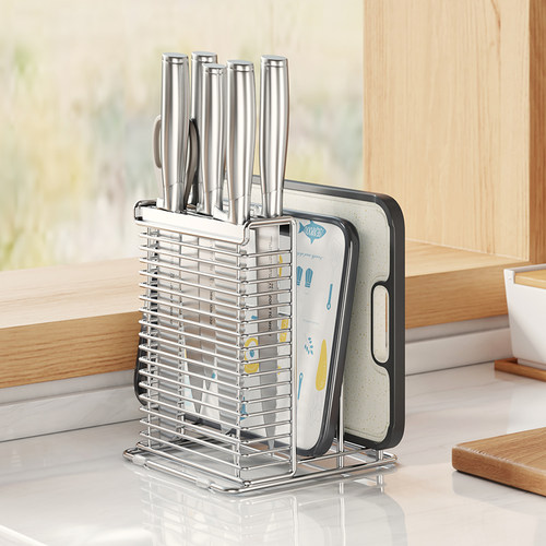 304不锈钢刀砧板架免安装