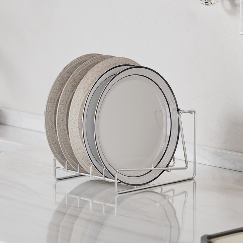 304不锈钢碟架收纳架置物架