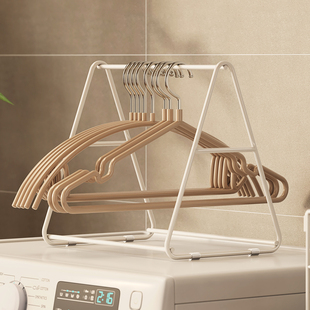 金属阳台挂衣架桌面放置衣服架移动挂架收纳神器免打孔整理置物架