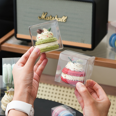 单粒马卡龙包装盒厂家直供