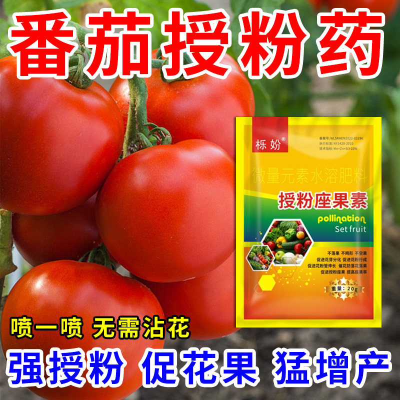 番茄授粉座果精无需粘花催花坐果灵茄瓜授粉露保花保果专用剂