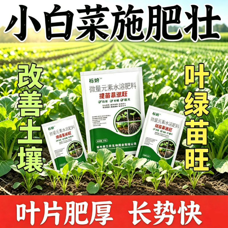 白菜专用肥白菜提苗生根促长营养肥防死苗促生长高产白菜增产肥