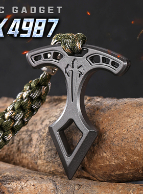 edc合金单指指虎男女随身应急防身用品野营求生多功能车载破窗器