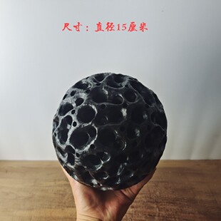 水太湖石龙珠球形石玲珑石球香炉茶桌案宠摆件清供文房灵璧石摆件