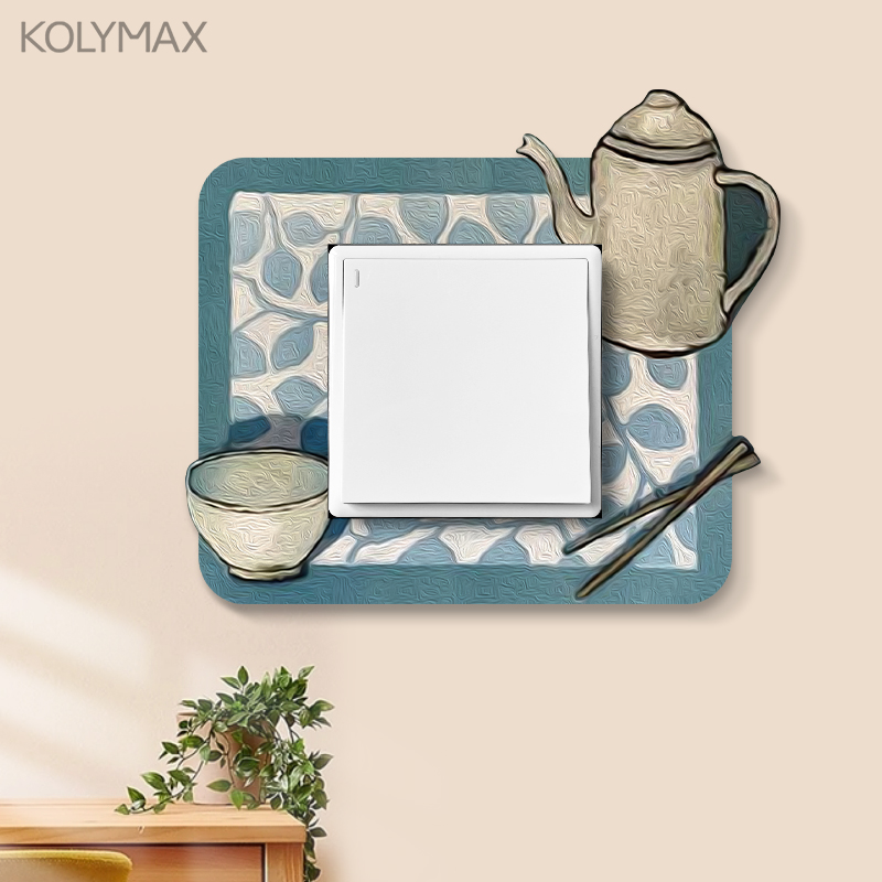 KOLYMAX开关贴墙壁开关装饰贴
