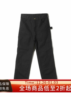 SOUTH2 WEST8 24FW Painter Pant复古黑色水洗帆布直筒工装长裤