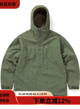 thisisneverthat 25SS Nylon Anorak Parka迷彩防风宽松连帽夹克