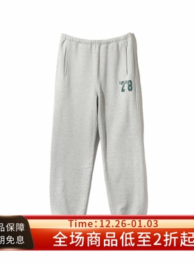 SOUTH2 WEST8 24FW Sweat Pant浅灰色纯棉宽松运动束脚卫裤长裤