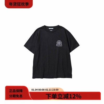 Liberaiders水洗纯棉宽松短袖T恤