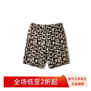 #HPT#NEEDLES 23SS Basketball Short轻薄宽松人造丝休闲直筒短裤