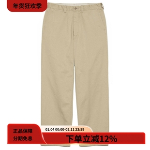 nanamica 25FW Wide Straight Chino Pants宽松直筒斜纹布休闲裤