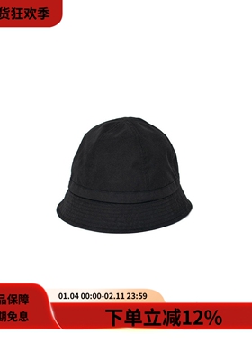 nanamica 25SS Wind Hat户外机能防水黑色防风速干轻薄渔夫帽