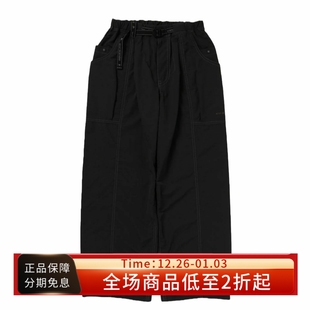 wander Pants户外防水多口袋宽松长裤 25FW Nylon Crinkled and