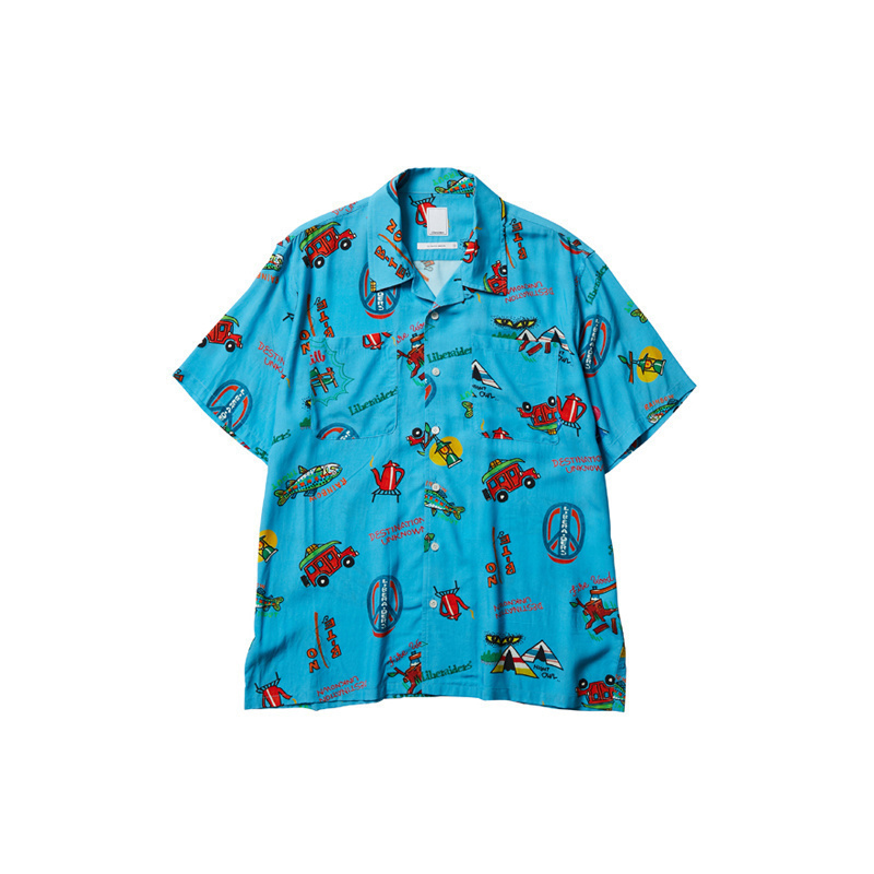 Liberaiders复古印花夏威夷衬衫