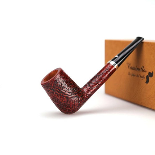 意大利Caminetto白胡子石楠木手工烟斗GR.6Sand Silver级别纯银圈