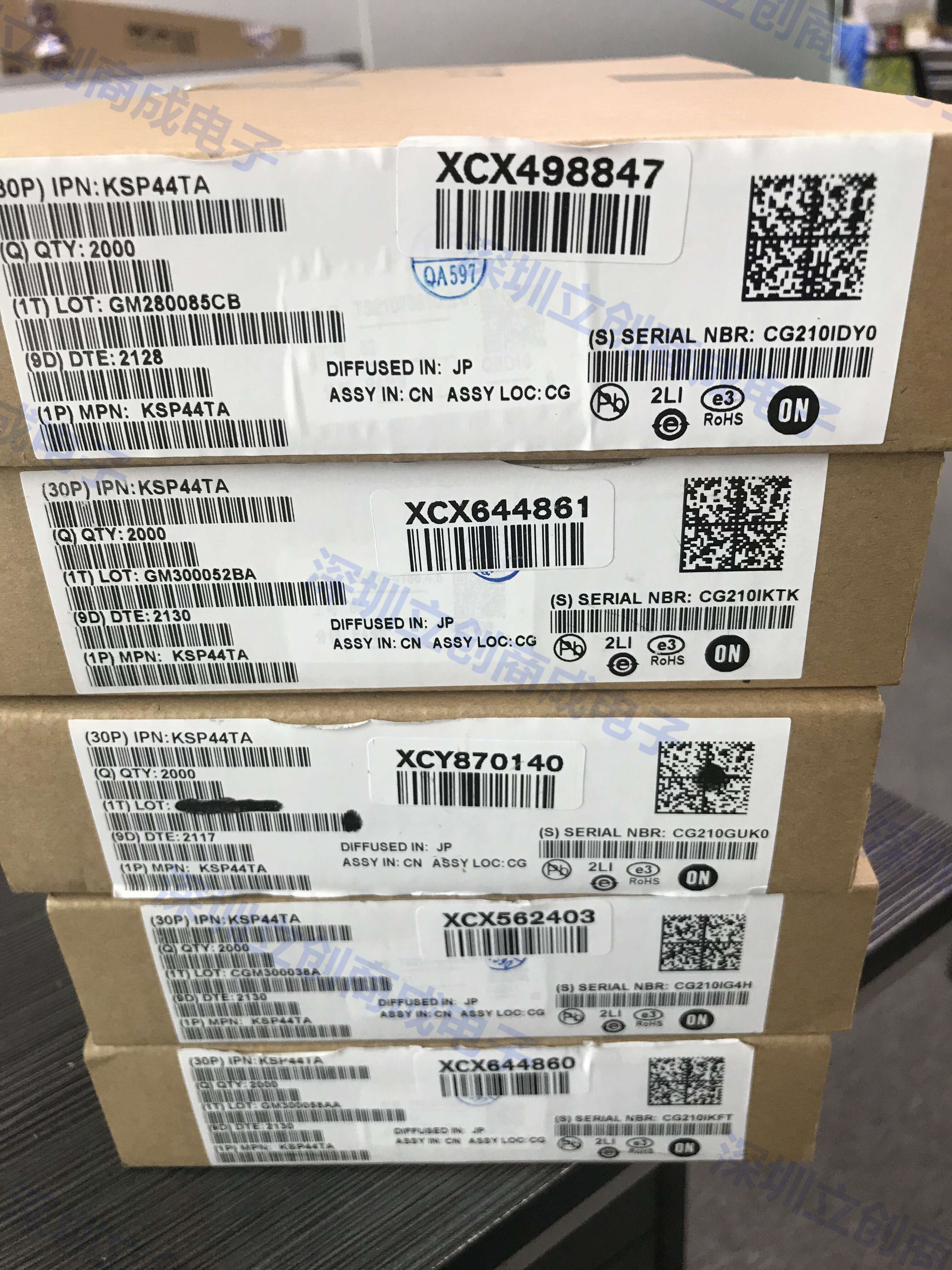 KSP44 KSP44TA 直插TO-92NPN晶体管小功率三极管全新原装正品现货