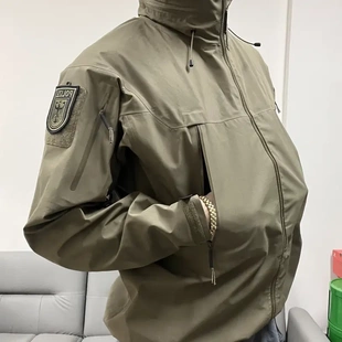 GEN2冲锋衣防风防水户外短款 Leaf 可调户外夹克 硬汉风格 军鸟风格