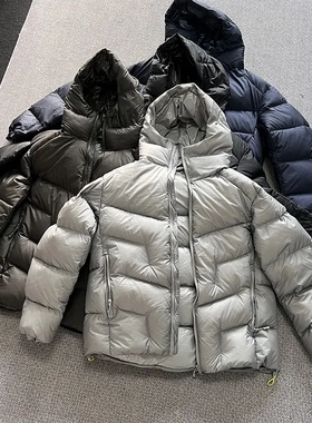 JCW 太阳5000GT白鸭绒连帽羽绒服户外滑雪秋冬加厚男女同款外套