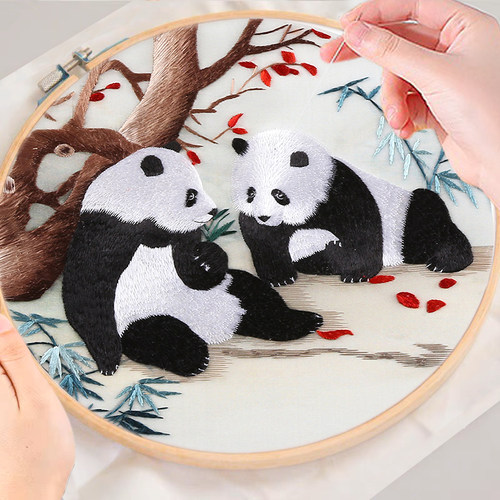 苏小鱼苏绣DIY套件刺绣材料包