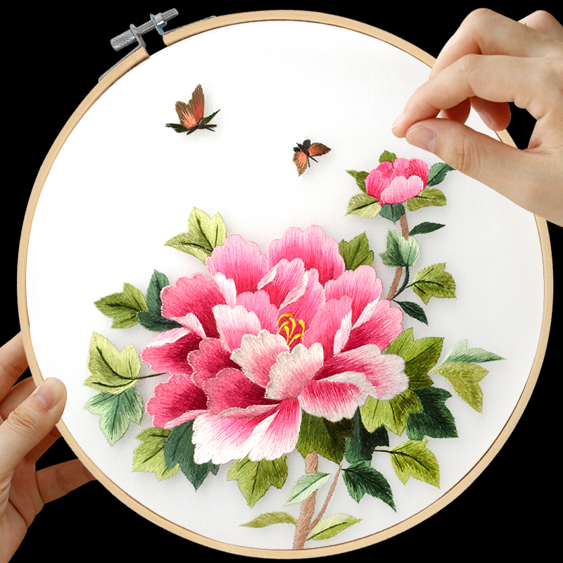 苏小鱼苏绣DIY套件刺绣材料包