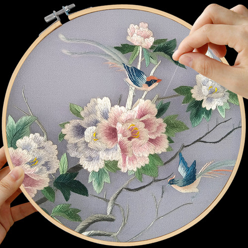 苏小鱼苏绣DIY套件刺绣材料包