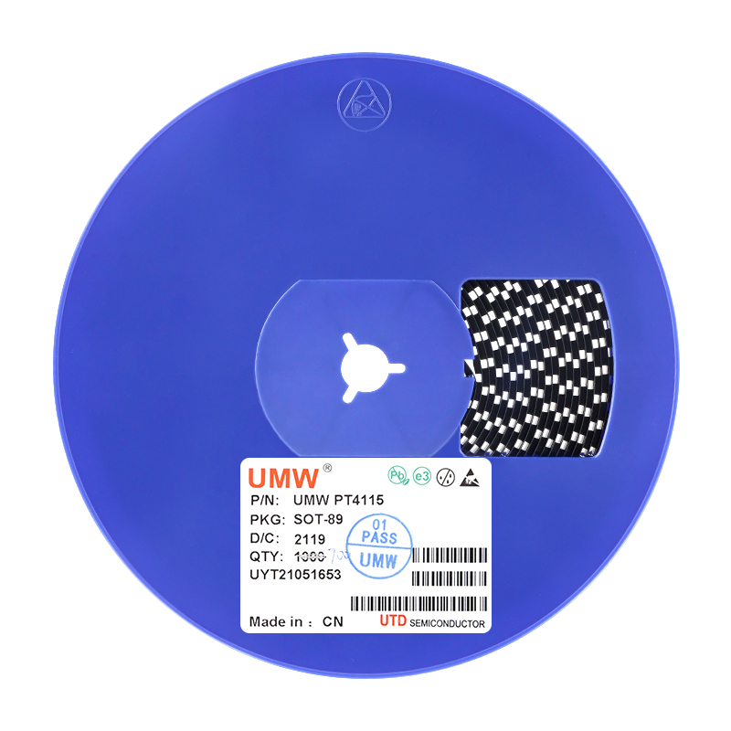 UMW PT4115 SOT-89-5 30V1.2A高调光比LED恒流驱动器芯片