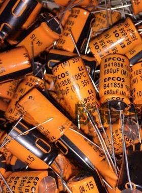 680UF 35V 德国 西门子  发烧电容 35V680UF 12.5X20 橙色