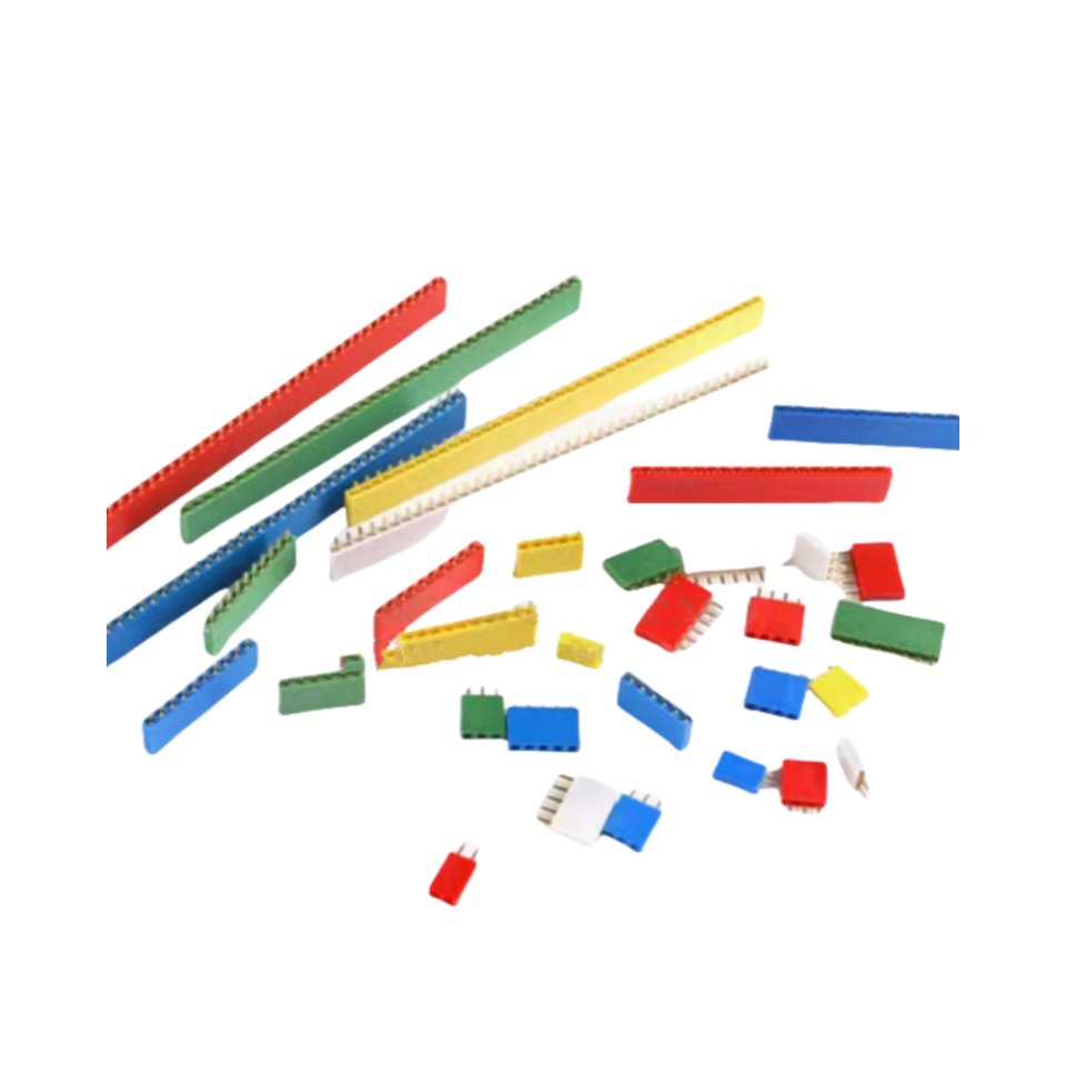 2.54MM间距 彩色 单排母 排针插座 1*2P3P4P5P6P8P10P16P20P--40P