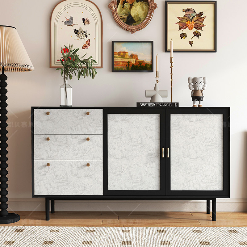 凯贝嘉法式复古线稿花装饰柜子贴画改造斗柜翻新家具贴纸自粘防水,家居饰品,软装墙贴,淘宝优惠券,粉丝福利购,淘宝优惠卷