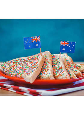 澳大利亚Australia国旗帜小旗子脸贴纸装饰文化节活动学校国际日