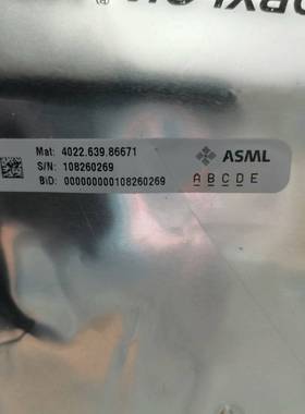 议价ASML 4022.639.86671 单元，适用