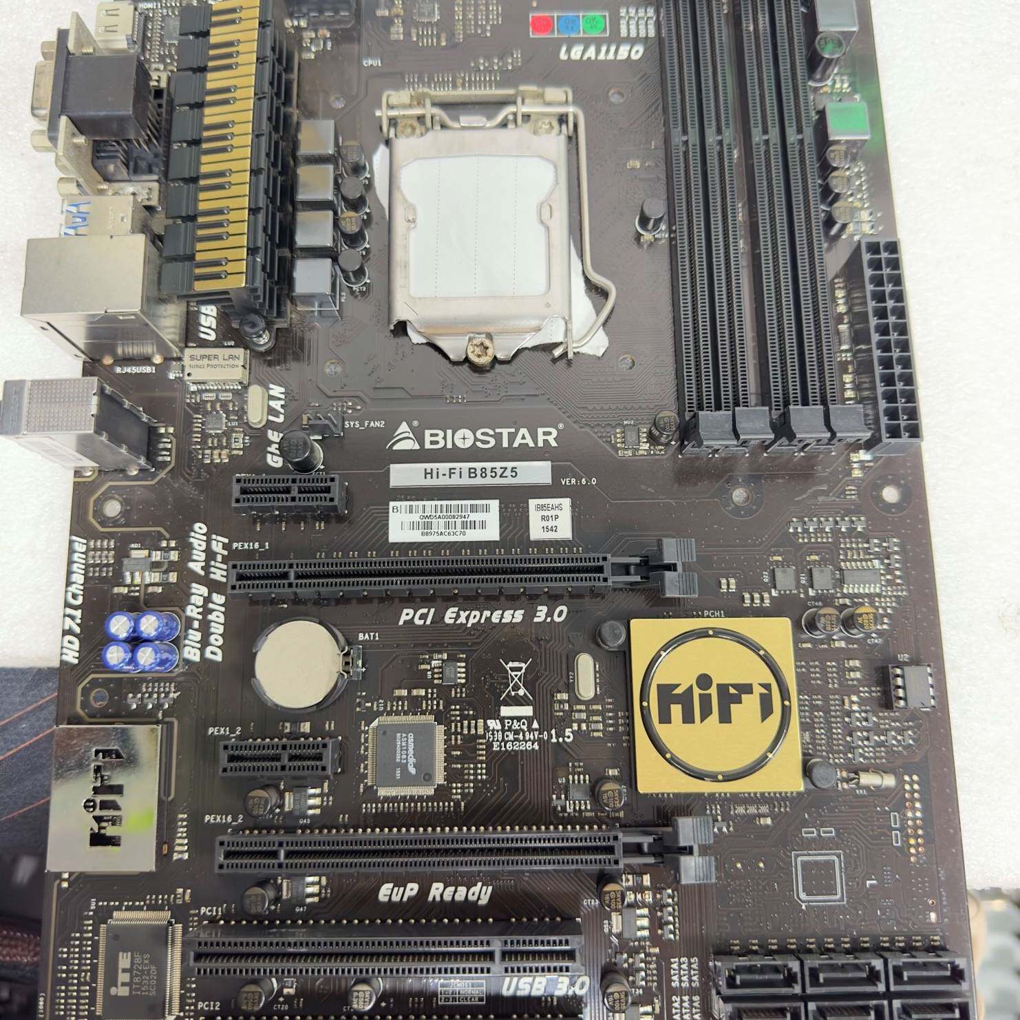议价充新Hi-Fi B85Z5主板 映泰B85 无挡适用