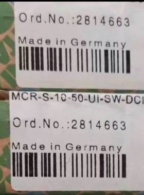 议价2814663phoex电流变送器 MCR-S-适用