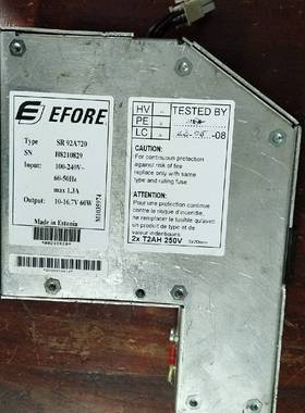 议价EFORE 安伏 SR92A720  H8210829电源适用