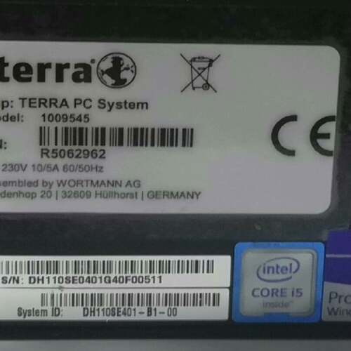 议价terra主机CPU型号i5-6500型号TERRA PC适用