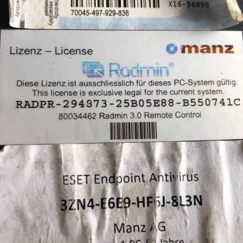 议价Manz控制器RADPR-294873-25B05E88-B适用