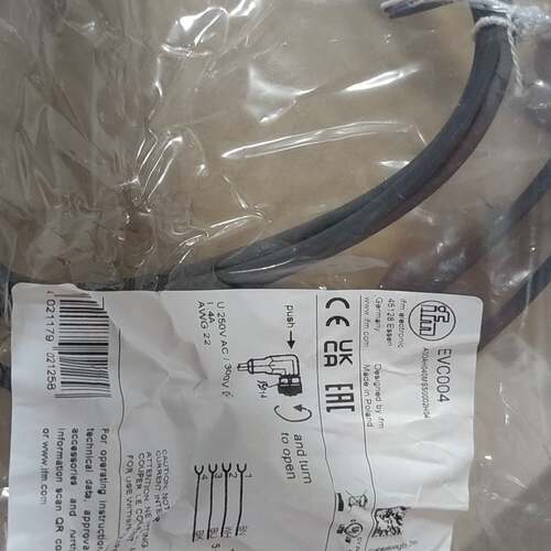 议价正品IFM连接线EVC004，5条，原包装，适用