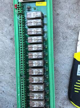议价TB367-GPRU继电器端子板，绿色PCB板，适用
