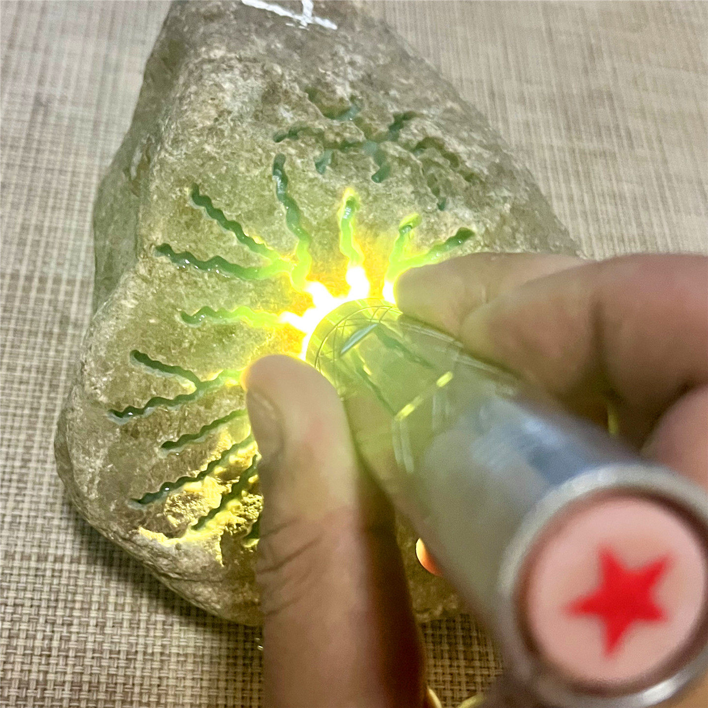 天然老坑翡翠玉石木那满底手镯料