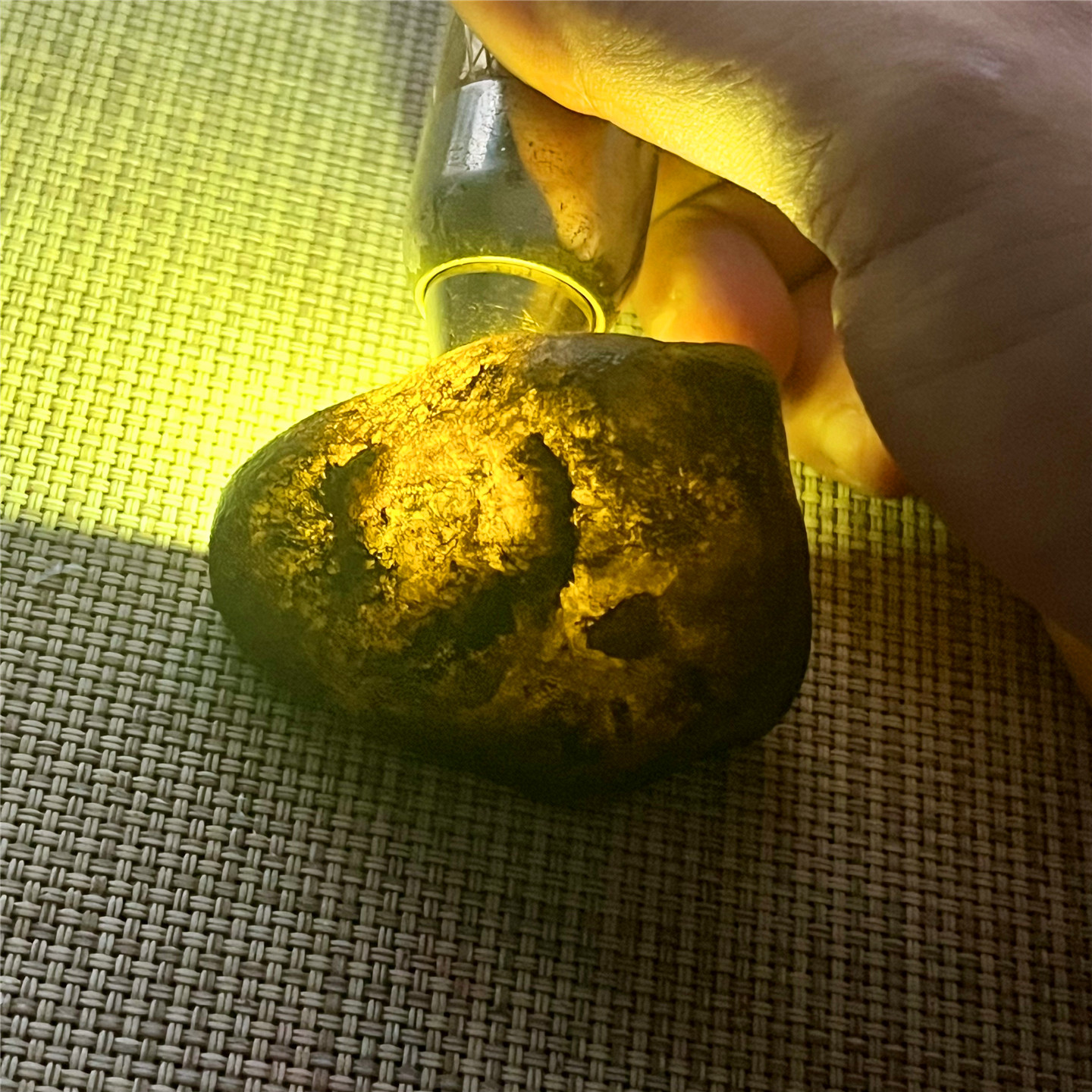 天然老坑翡翠玉石莫西沙冰黄表现
