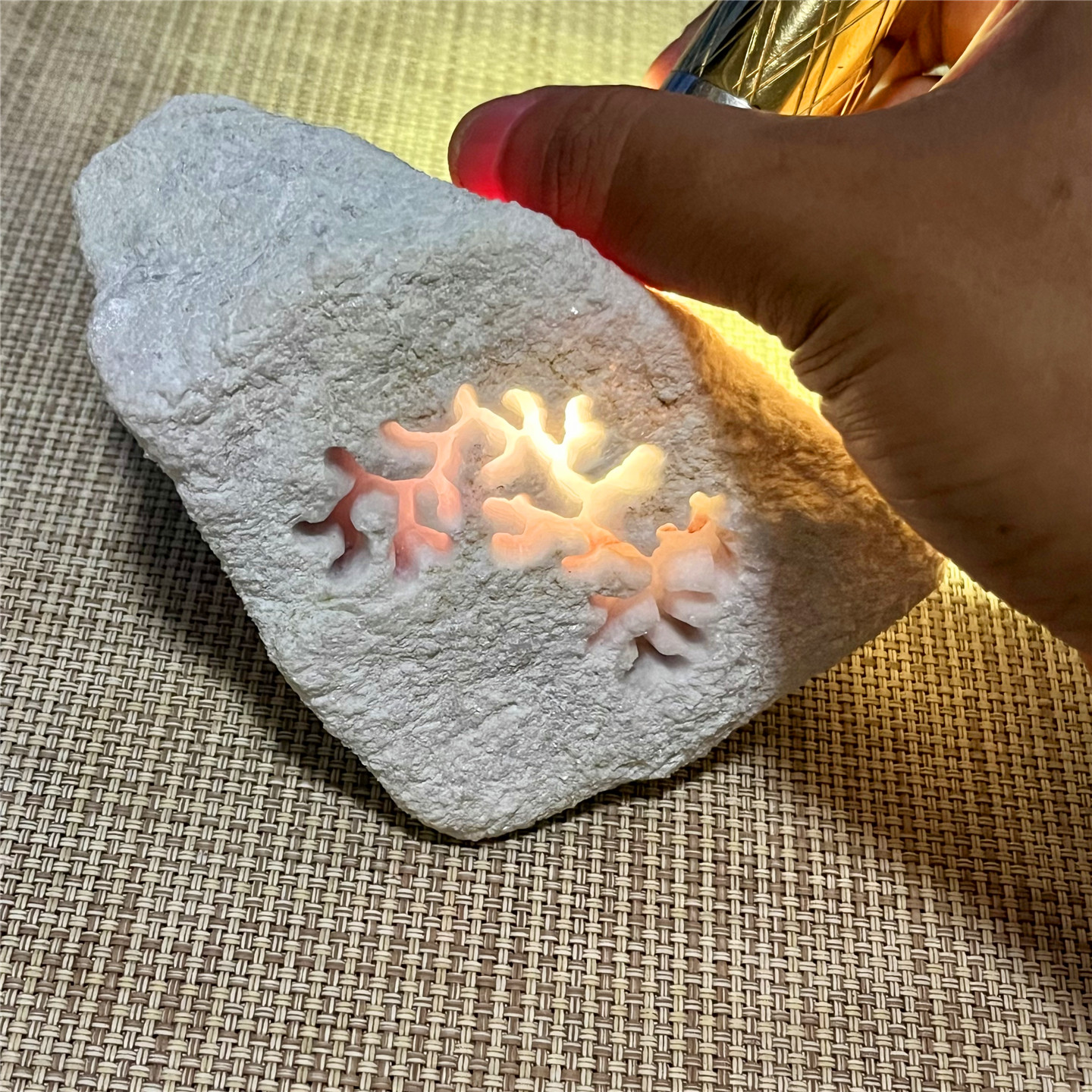 天然老坑翡翠玉石木那春底牌子料