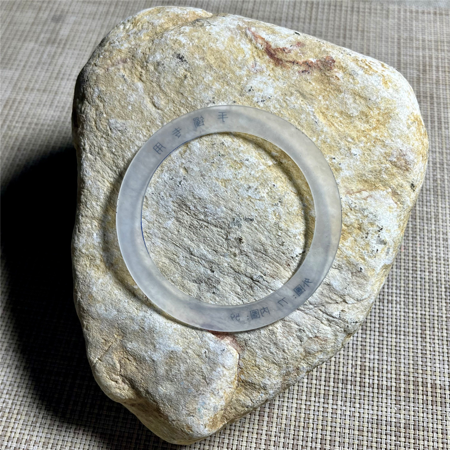 翡翠原石玉石毛料木那敞口皮壳紧凑种水化开全身雾层化感足手镯料
