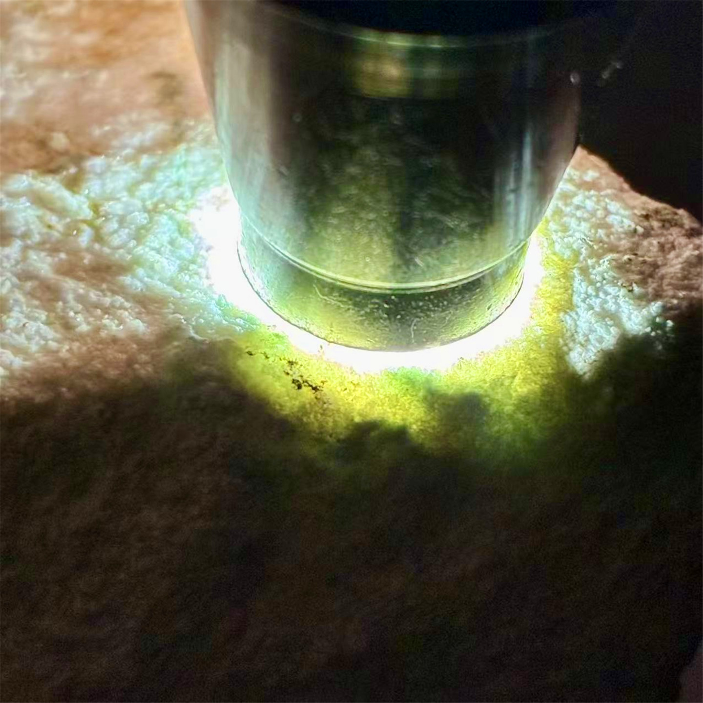 天然老坑翡翠玉石木那飘花手镯料