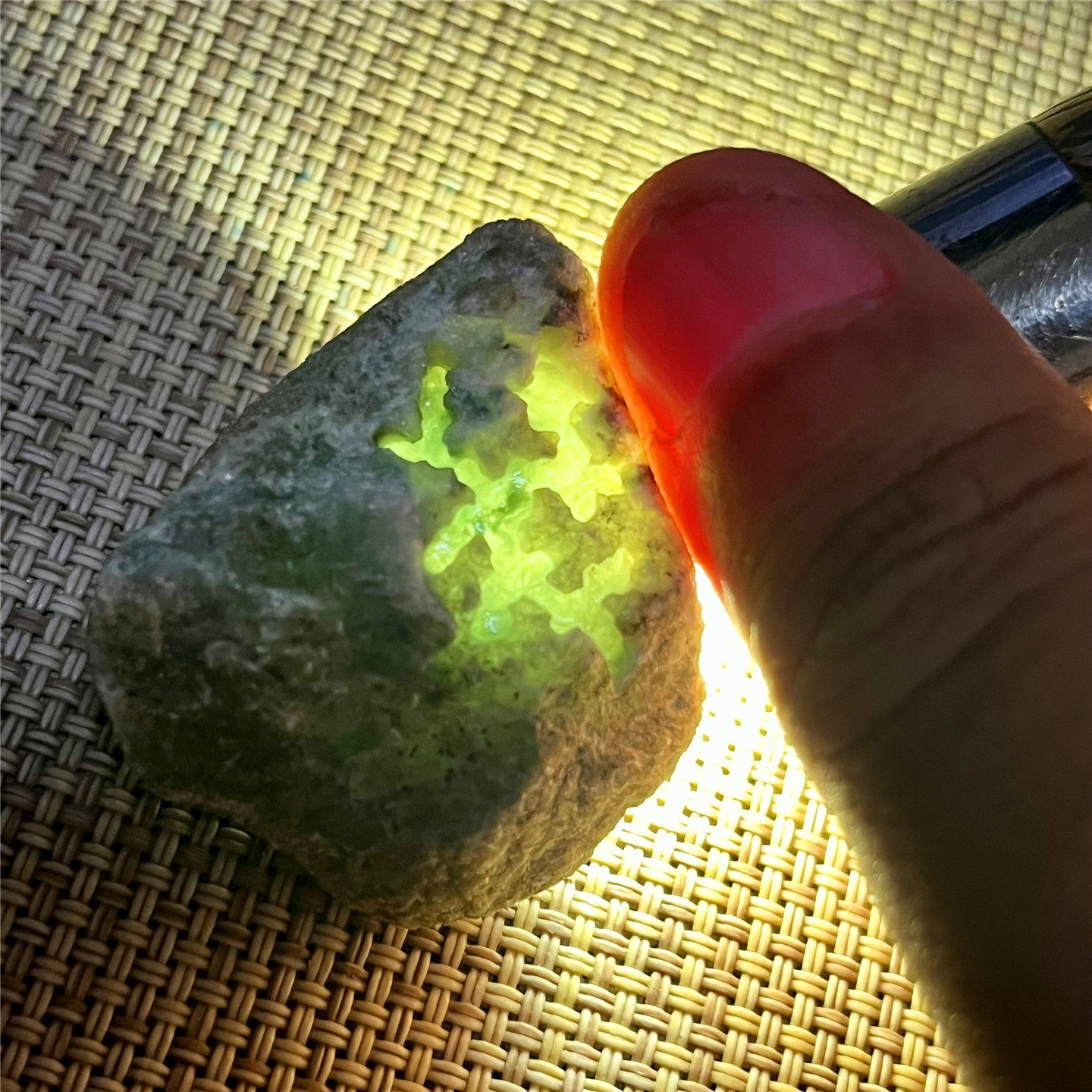 天然老坑翡翠玉石莫西沙小精品料