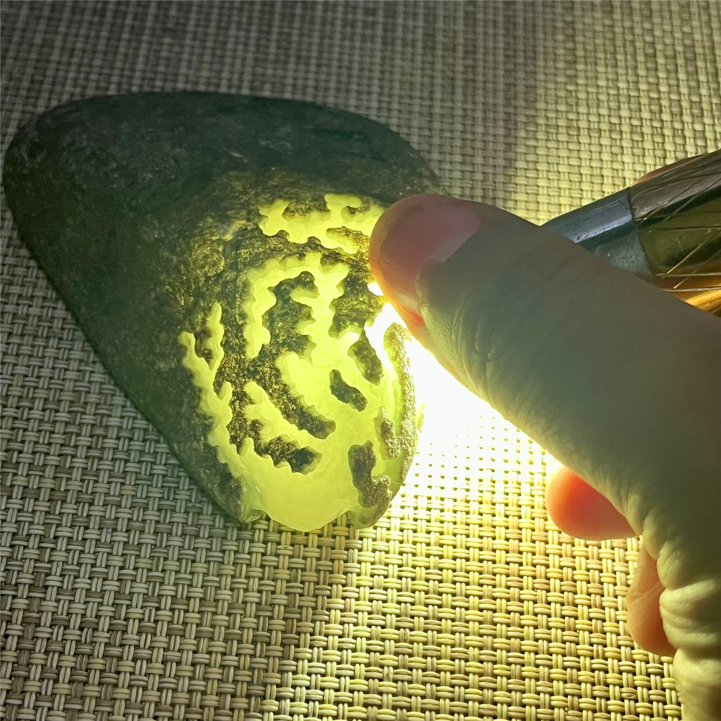 天然老坑翡翠玉石后江化冰起胶感