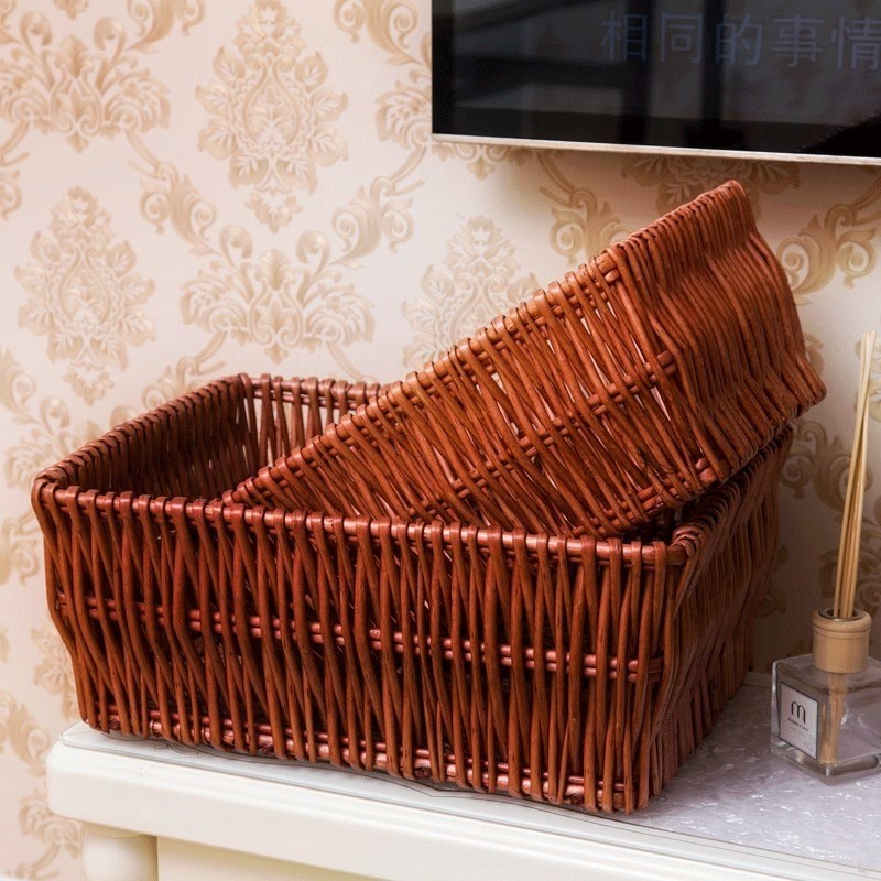 美式洗衣篮藤篮子编织长方形厨房把手清新藤编收纳筐藤制小号|msdalam kategori penyatuan simpanan, Rumah Storage Appliances, kotak simpanan, kotak simpanan - dari Buy2taobao.com untuk memberikan perkhidmatan ejen Taobao profesional membeli